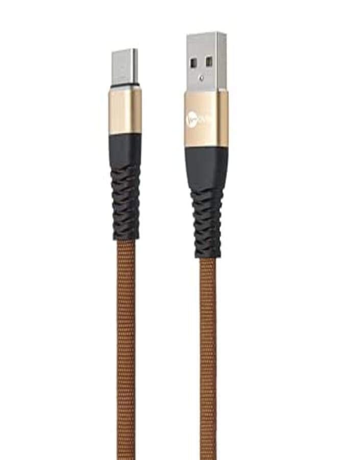 Waves Micro USB Flat Cable 2.4A, 1.2M Brown